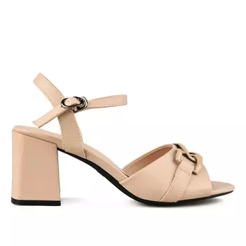 Женские элегантные бежевые босоножки Tendenz
