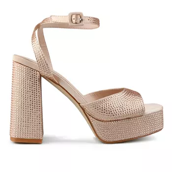 Женские элегантные бежевые босоножки Tendenz