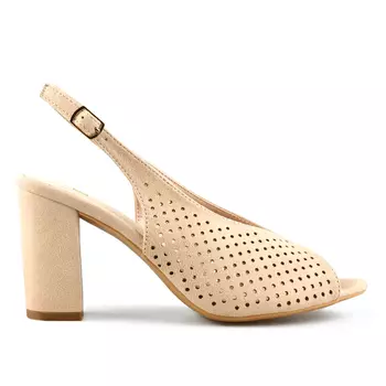 Женские элегантные бежевые босоножки Tendenz