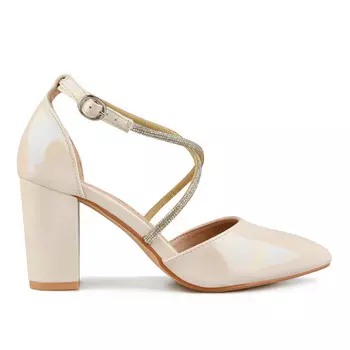 Женские элегантные бежевые босоножки Tendenz