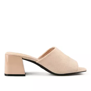 Женские элегантные бежевые тапочки Tendenz