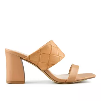 Женские элегантные бежевые тапочки Tendenz