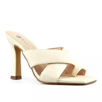 Женские элегантные бежевые тапочки Tendenz