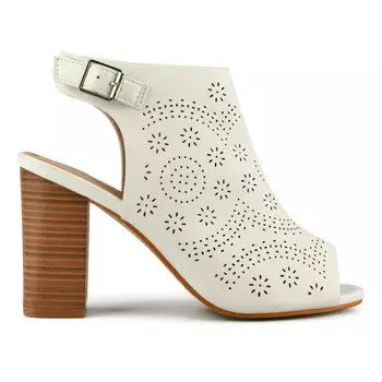 Женские элегантные босоножки белые Tendenz