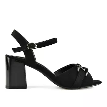 Женские элегантные босоножки черные Tendenz