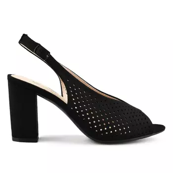 Женские элегантные босоножки черные Tendenz