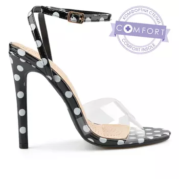 Женские элегантные босоножки черные Tendenz