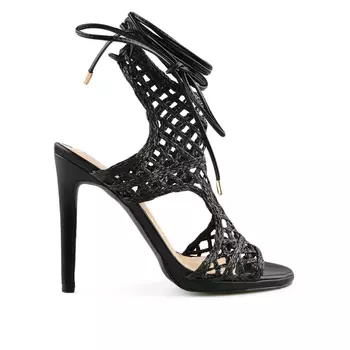 Женские элегантные босоножки черные Tendenz