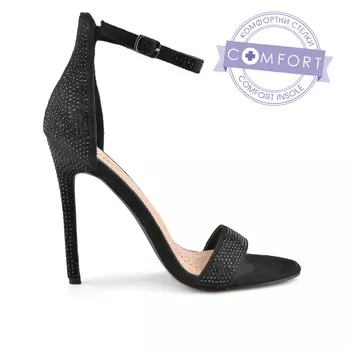 Женские элегантные босоножки черные Tendenz