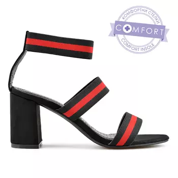 Женские элегантные босоножки черные Tendenz