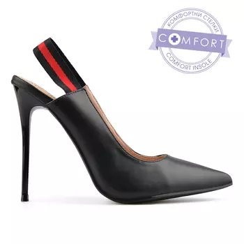 Женские элегантные босоножки черные Tendenz