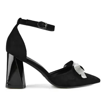 Женские элегантные босоножки черные Tendenz