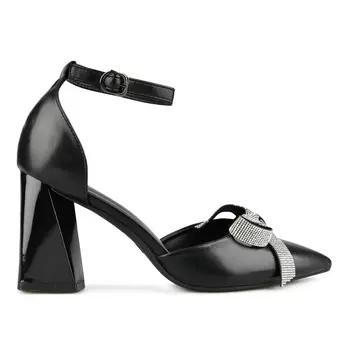 Женские элегантные босоножки черные Tendenz