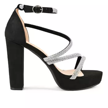 Женские элегантные босоножки черные Tendenz