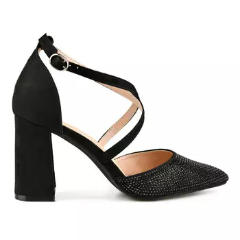 Женские элегантные босоножки черные Tendenz