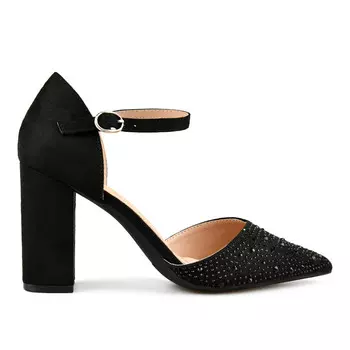 Женские элегантные босоножки черные Tendenz