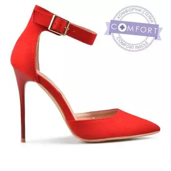 Женские элегантные босоножки красные Tendenz