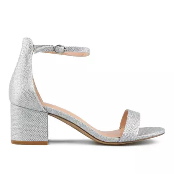 Женские элегантные босоножки серебро Tendenz