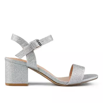 Женские элегантные босоножки серебро Tendenz