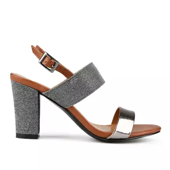 Женские элегантные босоножки серебро Tendenz