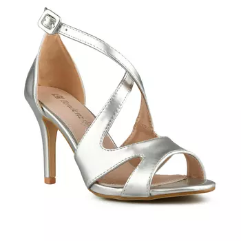 Женские элегантные босоножки серебро Tendenz