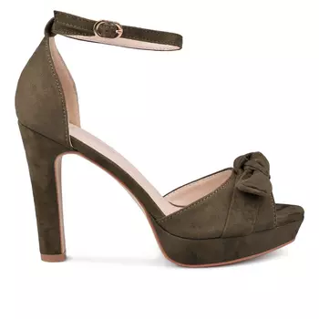 Женские элегантные босоножки зеленые Tendenz