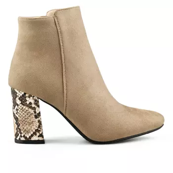 Женские элегантные ботинки бежевого цвета Tendenz