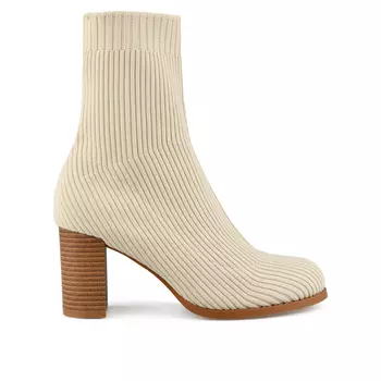 Женские элегантные ботинки бежевого цвета Tendenz