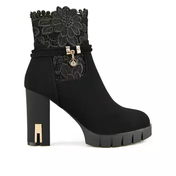 Женские элегантные ботинки черные Tendenz