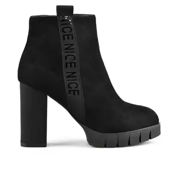 Женские элегантные ботинки черные Tendenz