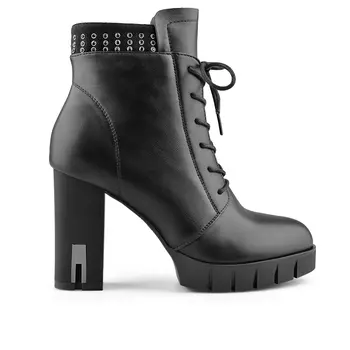 Женские элегантные ботинки черные Tendenz