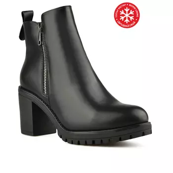 Женские элегантные черные ботинки на теплой подкладке Tendenz