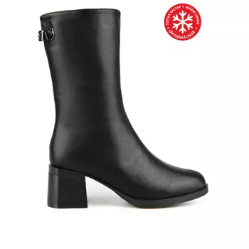 Женские элегантные черные ботинки на теплой подкладке Tendenz