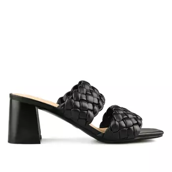 Женские элегантные тапочки черные Tendenz