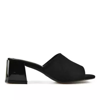 Женские элегантные тапочки черные Tendenz