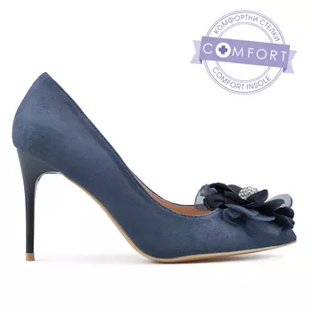 Женские элегантные туфли синие Tendenz