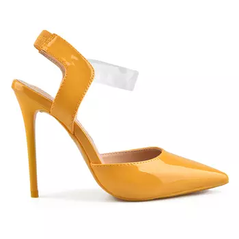 Женские элегантные желтые босоножки Tendenz