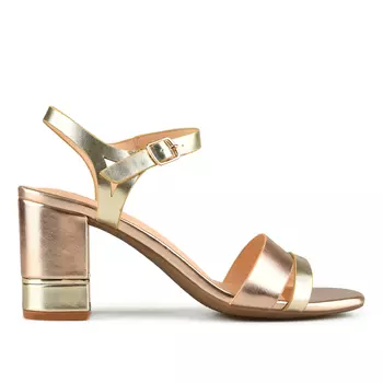 Женские элегантные золотистые босоножки Tendenz