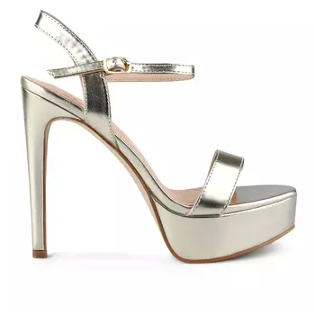 Женские элегантные золотистые босоножки Tendenz