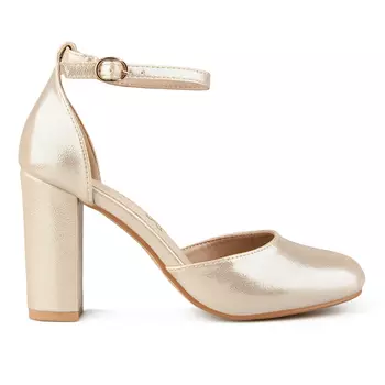 Женские элегантные золотистые босоножки Tendenz