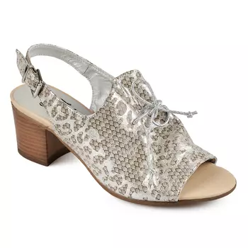 Женские элегантные золотистые босоножки Tendenz