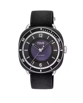 Женские аналоговые часы Osier с черным эластичным браслетом Tous, черный
