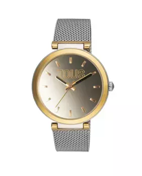 Женские аналоговые часы S-Mesh Mirror со стальным браслетом Tous, серебряный