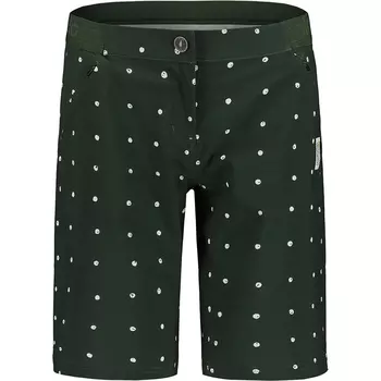 Женские АнемонаМ Короткие велосипедки с принтом Maloja, зеленый