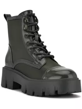 Женские армейские ботинки Obri 2 из искусственной кожи и на шнуровке Nine West, цвет Dark Green
