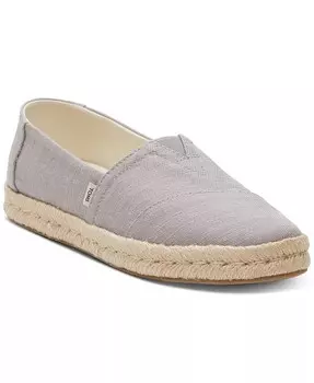 Женские эспадрильи Alpargata Rope 2.0 без шнуровки TOMS, серый