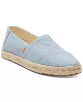 Женские эспадрильи Alpargata Rope 2.0 без шнуровки TOMS, синий
