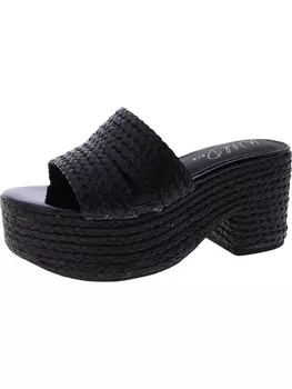 Женские эспадрильи без шнуровки на каблуке Wild Pair, цвет Black Raf