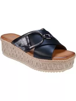 Женские эспадрильи из искусственной кожи Lindsey GC Shoes, черный