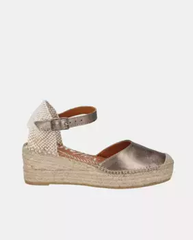 Женские эспадрильи из кожи с пряжкой на танкетке yuteflex Viguera, цвет Denim